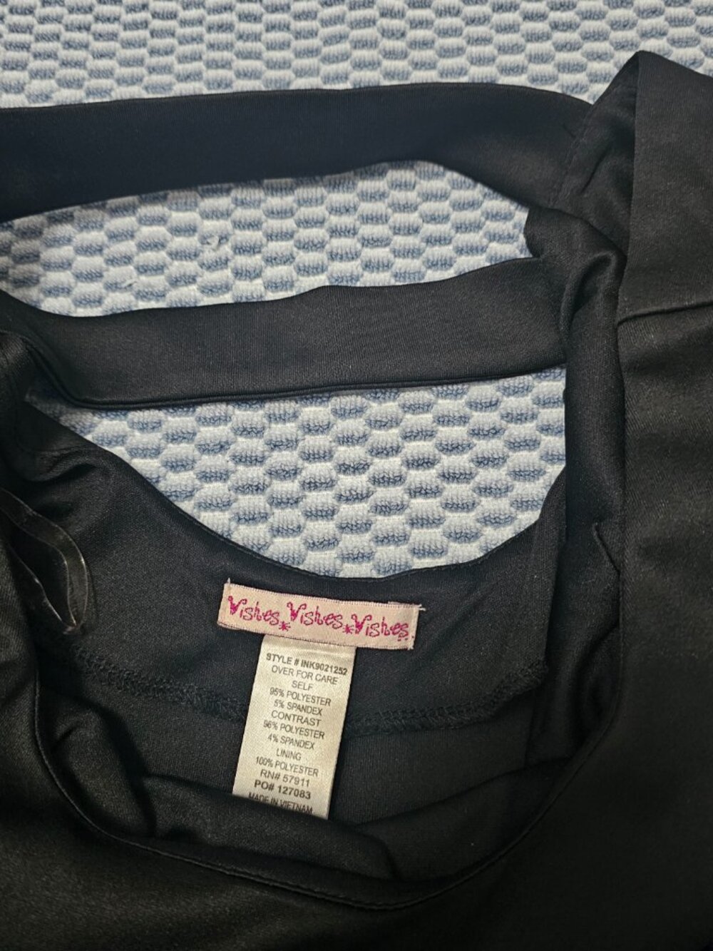 Wishes Body Fit Purple & Black Metallic Striped Backless Mini Dress - Size XS - Picture 4 of 6